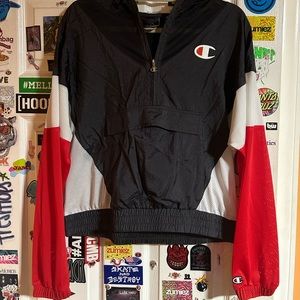 CHAMPION CROPPED QUARTER ZIP